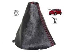 Schaltmanschette Schaltsack Fur Volkswagen UP! 2011-16 Leder Naht Rot