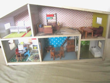 Lundby Schwedenhaus Puppenhaus möbliert Vintage 1960er