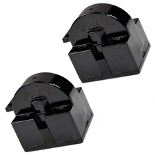 2-Pack HQRP QP2-4.7 4.7 Ohm 1-Pin PTC Starter / Start Relay for Vinotemp Coolers
