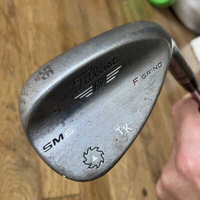 Tour Issue Titleist Vokey SM6 56 14 F Grind Sand Wedge S400 DG TI GP +4 