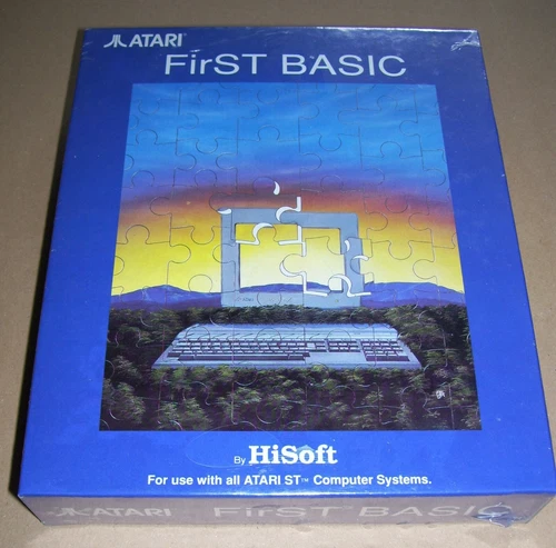Neu Atari 520 1040 St Stfm Ste Mega Computer Hisoft Erste Basic Software IN Box
