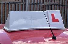 Smaller Vehicle Magnetic Driving School Learner Driver Instructor Car Roof Sign