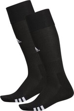 Adidas Soccer Compression SocksBlack Medium Aeroready Knit 2 Pairs OTC Logo