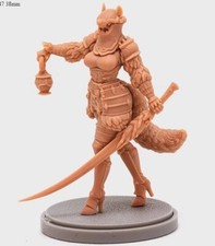 38mm Resin Kingdom Death Girl Soldier Unassembled Unpainted A-1547
