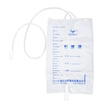 1000ml PVC Male Drainage Catheter Bag Urine Collector Bag Urinal Disposable