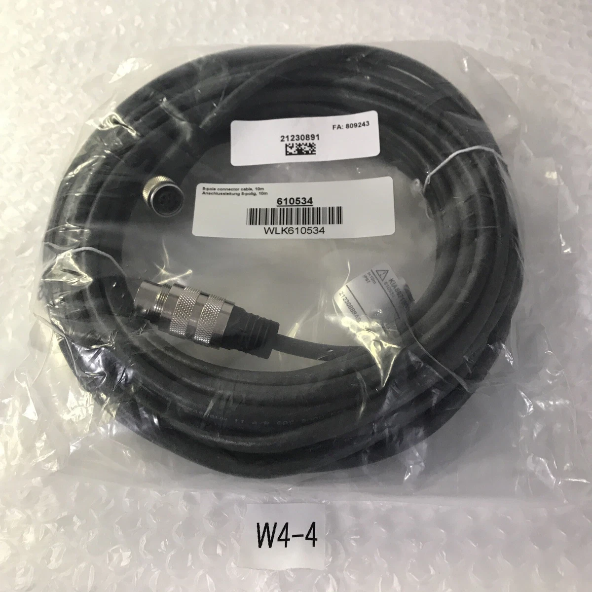 NEW CONNECTOR CABLE 10M WLK610534 8-POLE 610534# | eBay 