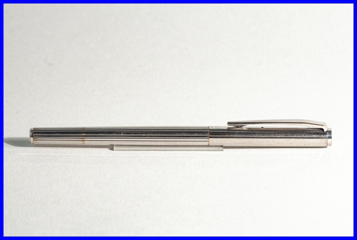 Vintage MONTBLANC NOBLESSE Rollerball Pen in PLATINUM finished