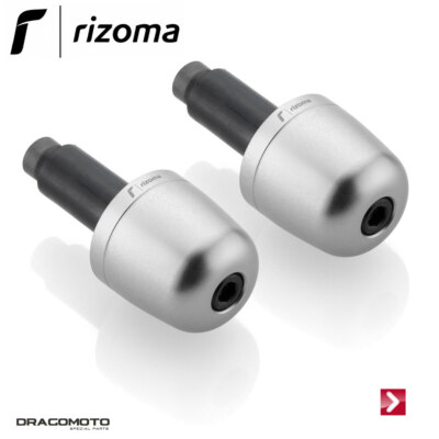 Vespa Sei Giorni 300 Hpe 2019 Bar Ends Rizoma MA302A Silver
