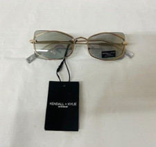 Kendall Kylie KK4041 Alina Sunglasses in Gold w/ Pale Green Lens- NEW/ NO CASE
