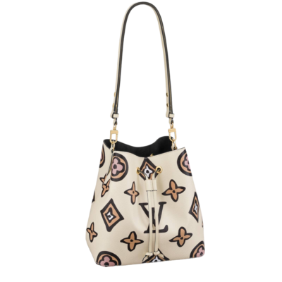 Louis Vuitton Wild At Heart Neonoe MM Cream Monogram Logo Shoulder