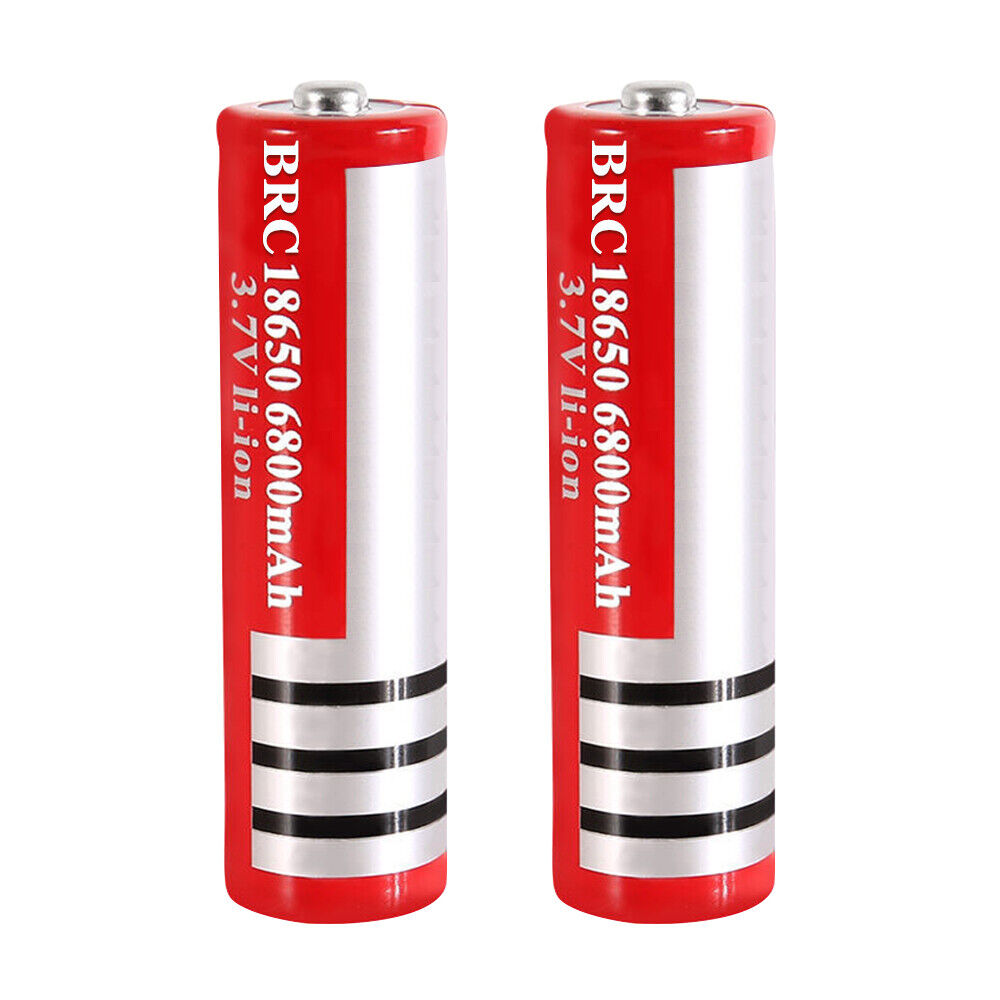 2/5x 3.7V 6800mAh Li-ion Rechargeable Battery