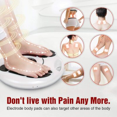 TENS EMS foot massager for the relief of foot & leg pain and numbness neuropathy