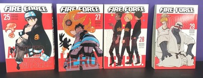 Lot 4 Fire Force English Manga Books Atsushi Ohkubo Shonen Volumes 25 27 28 29