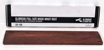 Glorious Gaming Wooden Wrist Rest - Full Standard Size - Golden - Mechanical K..