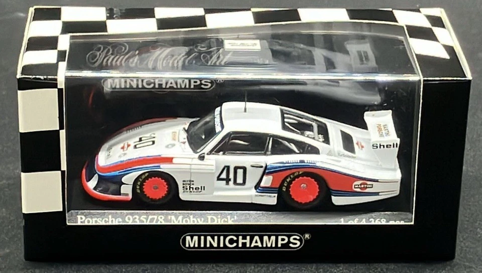 Minichamps 1/43 Porsche 935/78 Moby Dick Norisring DRM 1978 J. Ickx 430786740 - Image 4 of 4