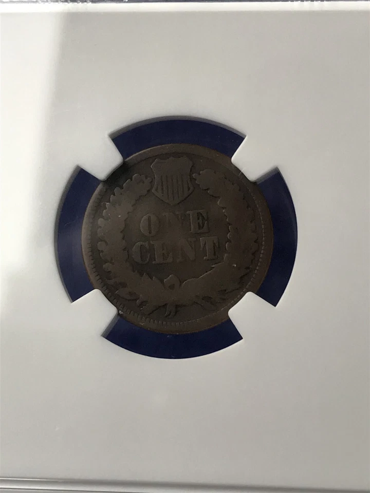 1869 INDIAN HEAD CENT 1c PENNY "TOUGHER DATE SEMI-KEY" *NGC G04 GOOD* - Image 4 of 4