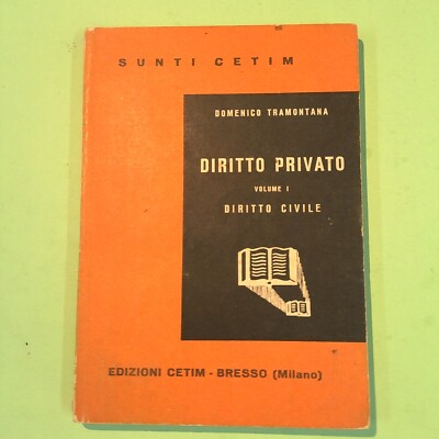 PRIVATRECHT VOL I ZIVILRECHT TRAMONTANA CETIM 1964
