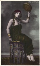 PC CPA EGYPT, ORIENTALE, EGYPTIAN BEAUTY, VINTAGE POSTCARD (b8809)