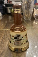 Vintage Empty Wade Bells Scotch Whisky Bottle Ceramic Bell Shape 16cm Breweriana