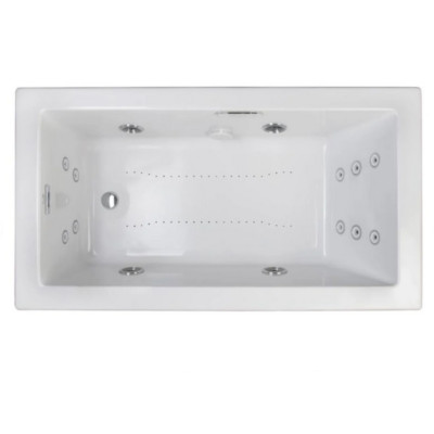 Jacuzzi Elara 66'' x 36'' Acrylic Air / Whirlpool Bathtub - LR93W59