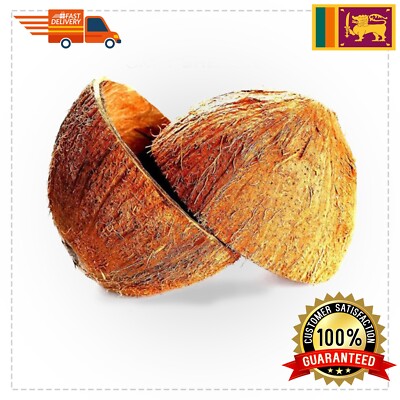 Coconut Shell Halves From Ceylon 100% Natural pure coconut Shells