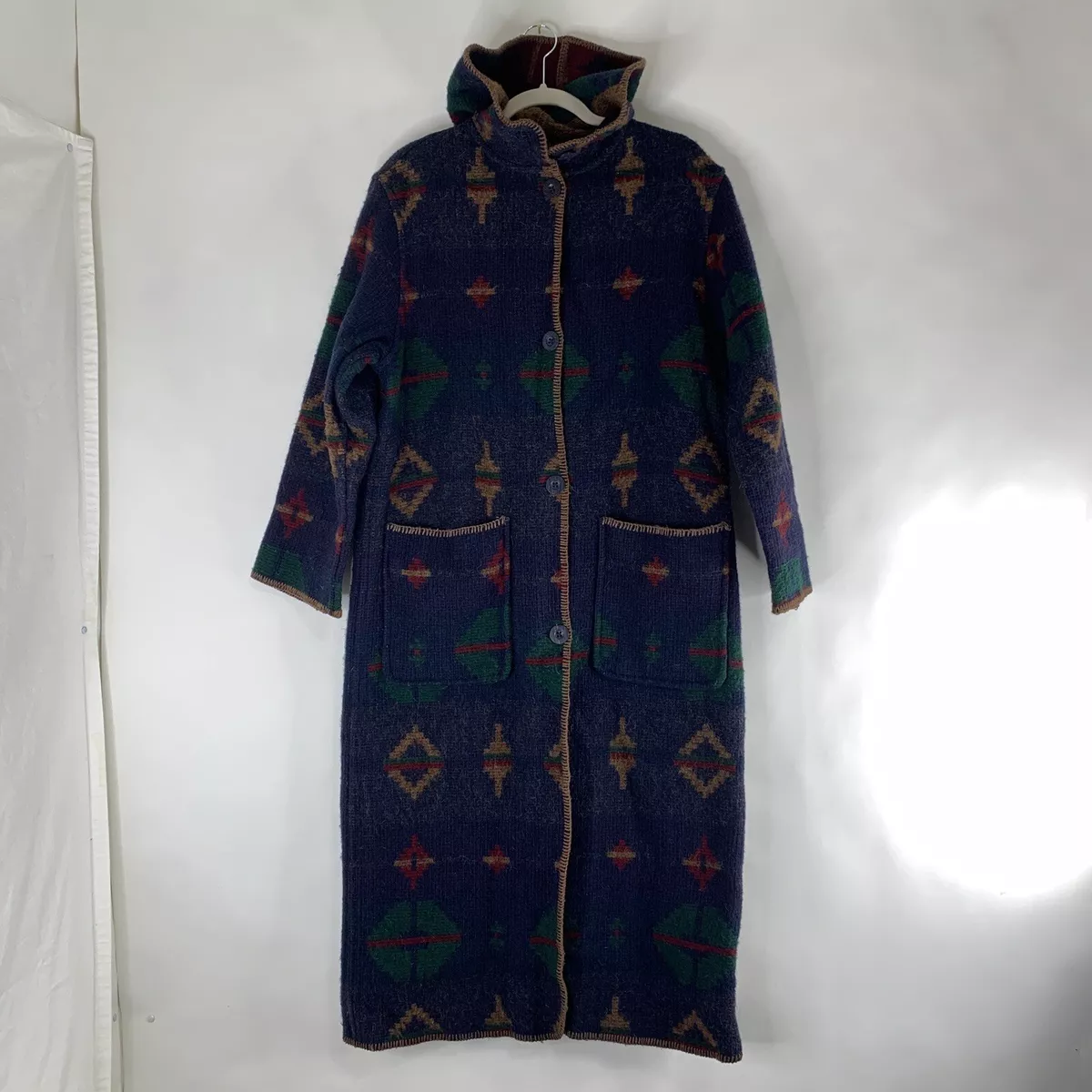 Woolrich navajo blanket southwestern hotsell coat rancher