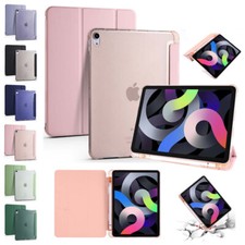 For iPad Air M2 Pro M4 11 13 2024 Flip Case Smart Leather Cover Shockproof Stand