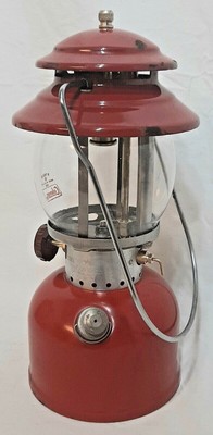 Vintage July, 1967 Coleman 200A Red Single Mantle Lantern USA Near 