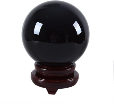 5.9'' Black Obsidian Crystal Ball for Meditation, Witchcraft & Home Decor