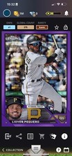Topps Bunt Liover Peguero Chrome Purple Sonar Base Iconic RC /275 [DIGITAL CARD]