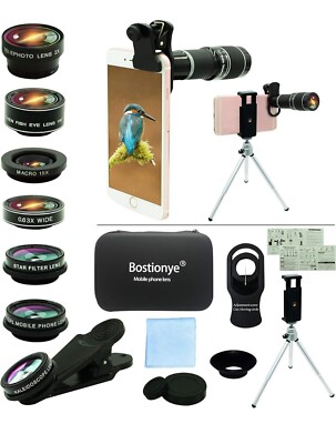 Handy Objektiv Kit /Lens Set 10 in 1, incl. Teleobjektiv