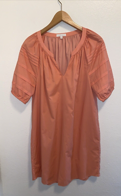 anna cate orange dress Hunter Coral Vine Stripe Midi Dress