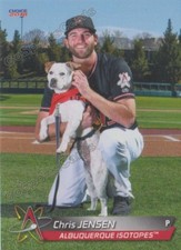 2018 Albuquerque Isotopes Chris Jensen RC Rookie Colorado Rockies Minor