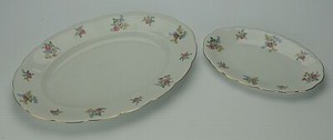 Vintage Forest Bavaria Germany China Remembrance Serving Platters Ebay