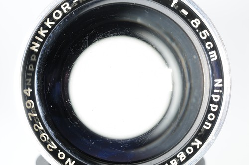 ⛄Near Mint --⛄ Nikon Nippon Kogaku NIKKOR P.C 8.5cm 85mm f/2 S Mount Lens JAPAN - Picture 19 of 22