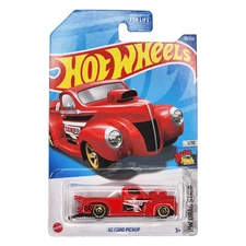 HOT WHEELS '40 Ford Pickup HW Drag Strip Red Truck HCX61 2022