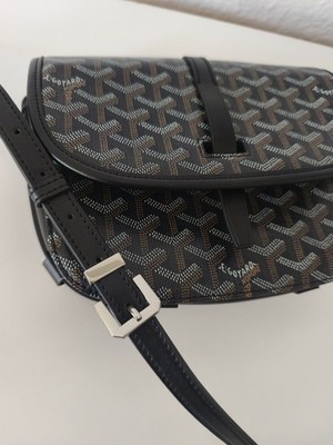 Goyard Belvedere Messenger Bag PM Schwarz Canvas