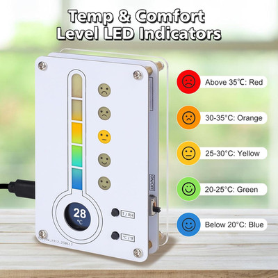 Soldering Project  Temperature Humidity Meter Soldering Practice Kit