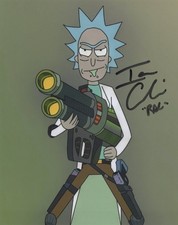 Ian Cardoni as the voice of Rick on Rick and Morty Auto 8"x10" Signed Photo