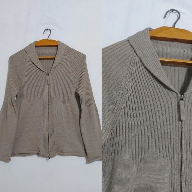 Women Jean Paul Gaultier Sweater Beige Acrylic 40 - Bild 3 von 4