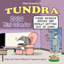 Willow Creek Press,  Tundra 2026 Mini Wall Calendar, 7'' X 7'', 18-Month Calenda
