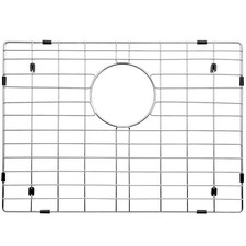 Serene Valley 19-1/4" X 14-1/8" Sink Grid, Rear Drain with Corner Radius R 3/...