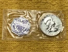 1959 Proof Franklin Half Dollar 50c In Original US Mint Cello. FREE SHIPPING.