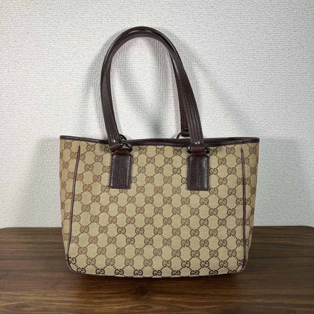 Gucci Tote Bag 8.7x11x4.3 Inches Pre-Owned with Wear