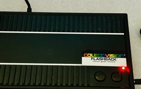 COLECOVISION FLASHBACK CONSOLE WITH 60 GAMES (NO BOX)TWO CONTROLLERS &PWR TESTED