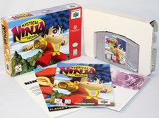 Mystical Ninja Starring Goemon N64 Complete CIB! GREAT SHAPE w/ RARE REG CARD!