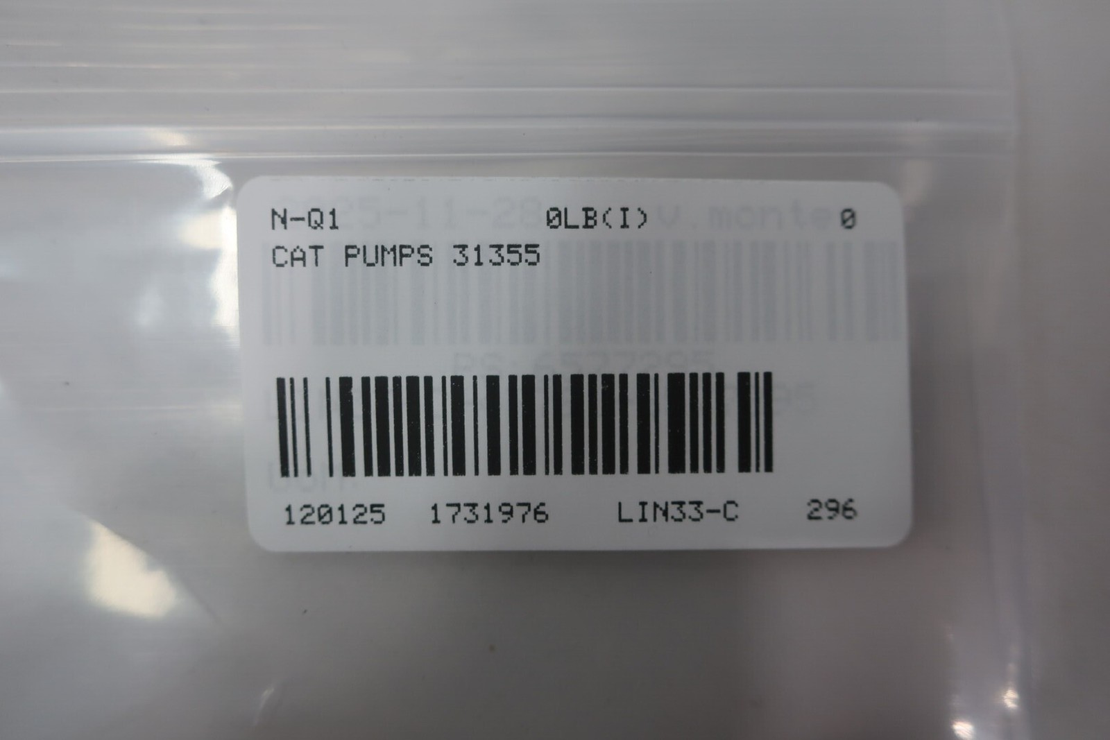 Cat Pumps 31355 Pump Seal Kit Nbr