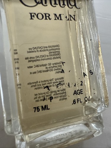 Vintage Caitlind Drakkar For Men 75ml Aftershave Lotion over 95% Full - Picture 5 of 5
