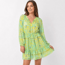 NWT Diane von Furstenberg Haven Lace Sunray Dress Size Small