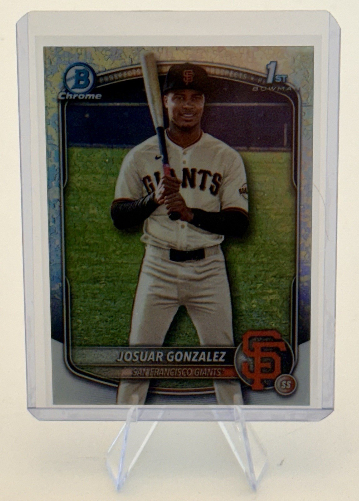 2025 Bowman Chrome - Prospects Josuar Gonzalez #BCP-153 Mini-Diamond Refractor
